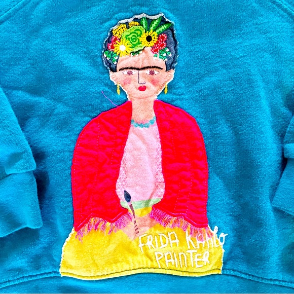 Piccolina Kids Frida Kahlo Sweatshirt size T3 - Picture 2 of 3